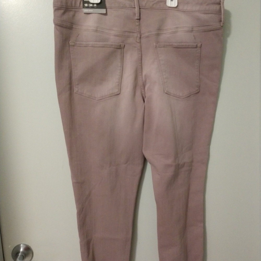 High rise skinny jeans